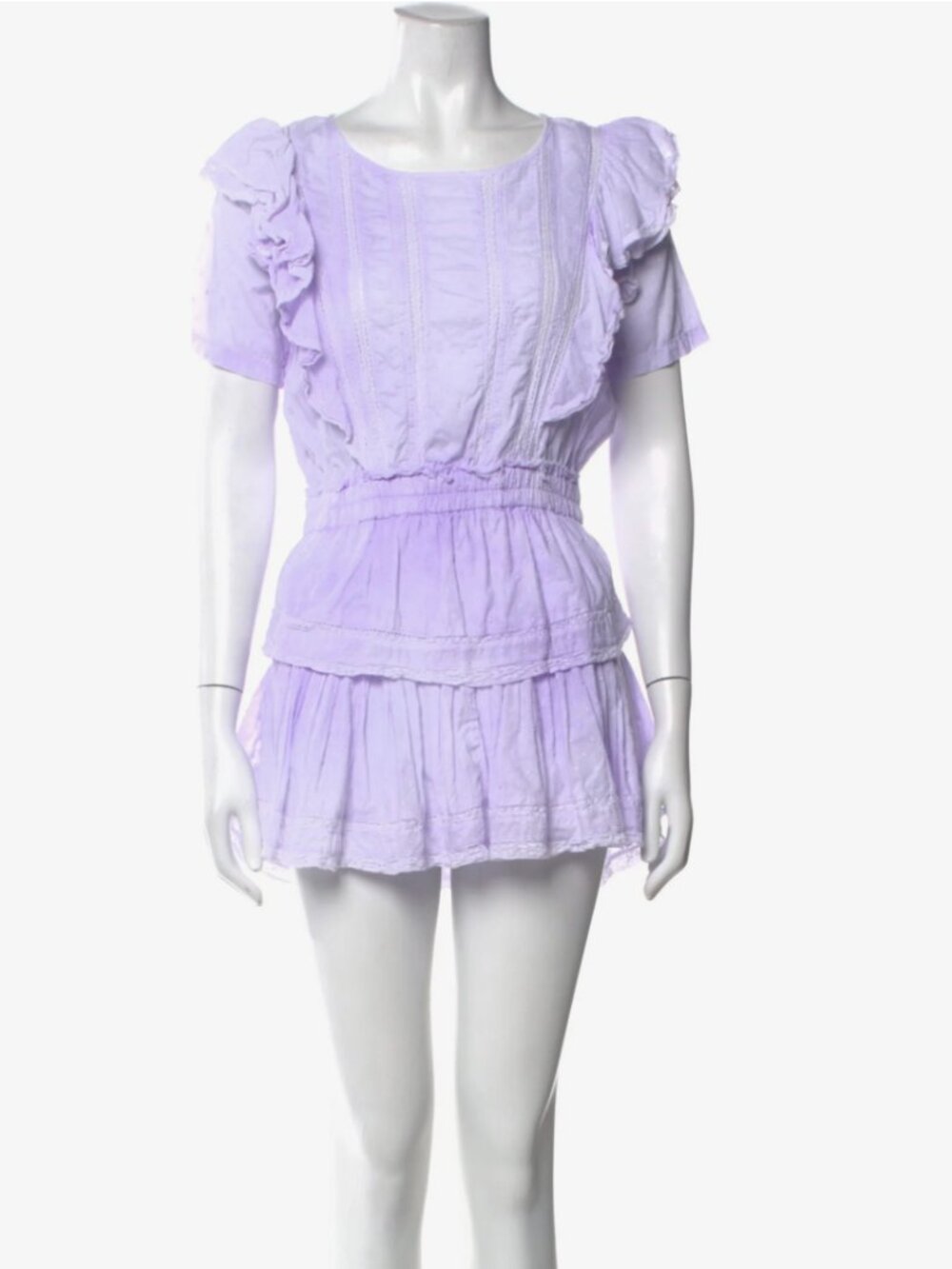 LoveShackFancy Printed Mini Dress